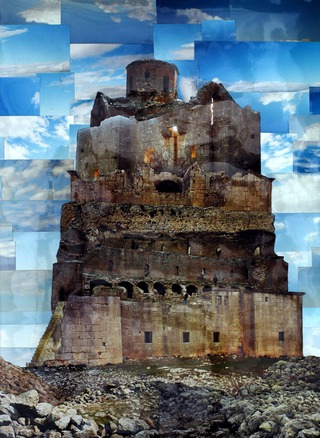 Frühbyzantinische Bauten II (2013) / 28cmx34cm / Photo Collage